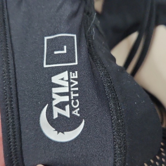 ZYIA Grid Bra Black - Picture 4 of 5
